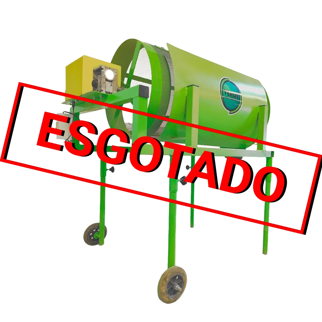 Peneira Elétrica <br> Classifica até 2 caminhões de material por dia