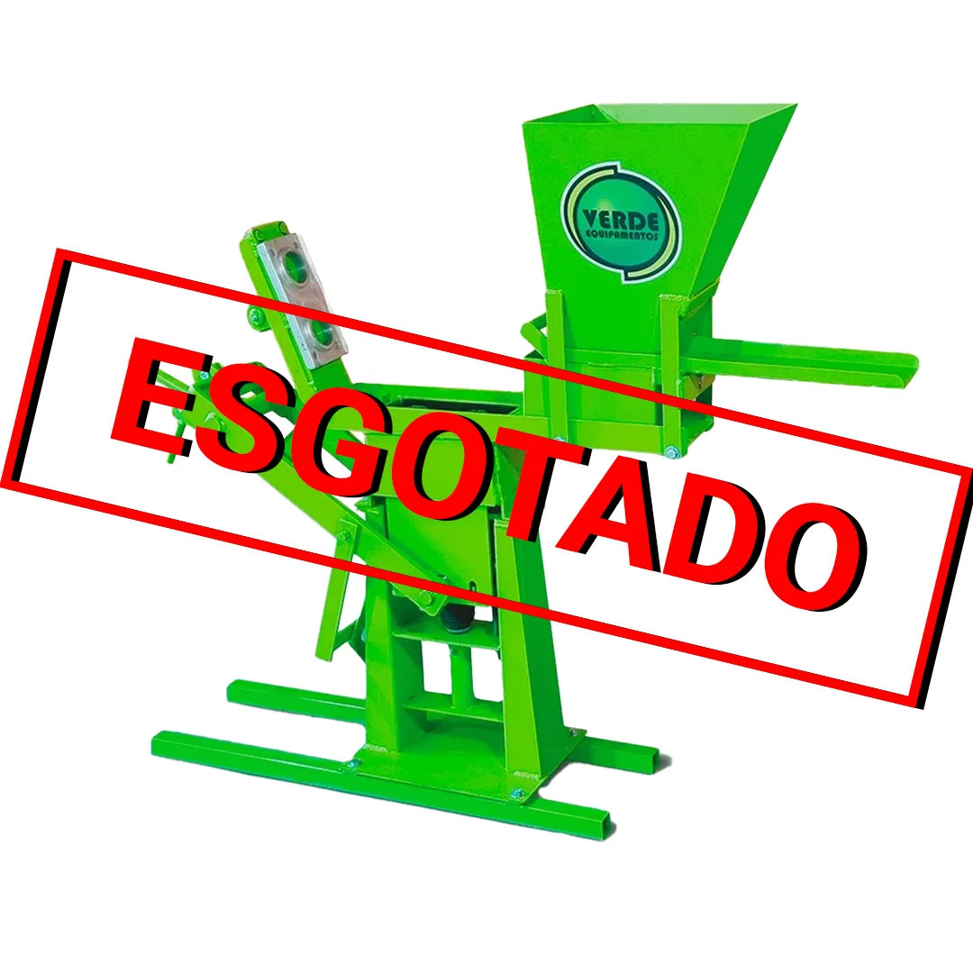 Prensa Manual <br>Produz até 1500 tijolos dia