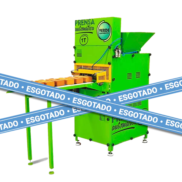 Máquina Automática 2T <br> Produz até 10000 tijolos Dia em 2 turnos